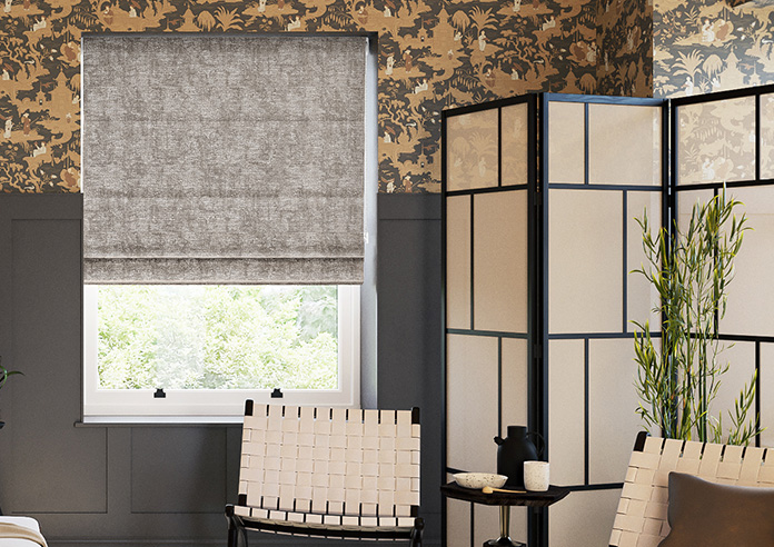 Anaconda, Metallic Brown - Twist&Fit Roman Blind - Image 3